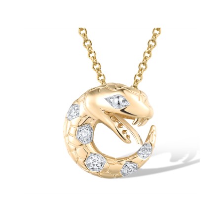 14KYW Pendant Diamond (P318628DIA14KYW)