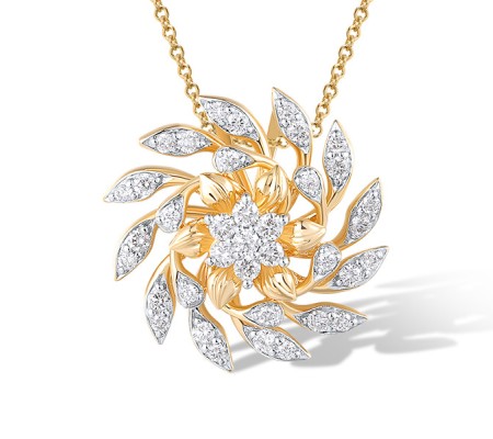 14KYW Pendant Diamond (P318639DIA14KYW)