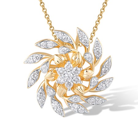 14KYW Pendant Diamond (P318639DIA14KYW)