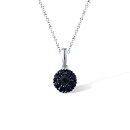 14KWB Pendant Blue Sapphire (P318915SAP14KWB)