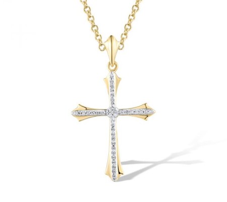 14KYW Pendant Diamond (P318975ADIA14KYW)