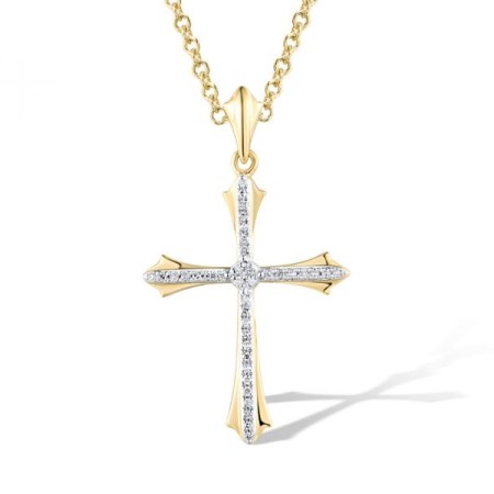 14KYW Pendant Diamond (P318975ADIA14KYW)