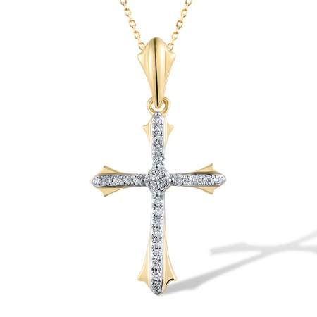 14KYW Pendant Diamond (P318975DIA14KYW)