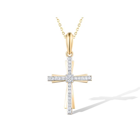 14KYW Pendant Diamond (P318976DIA14KYW)