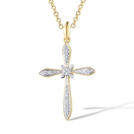 14KYW Pendant Diamond (P318977ADIA14KYW)