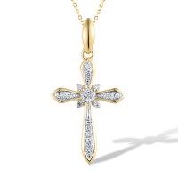 14KYW Pendant Diamond (P318977DIA14KYW)
