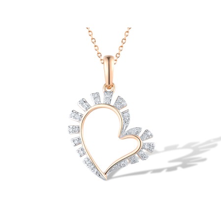 14KRW Pendant Diamond (P318998DIA14KRW)