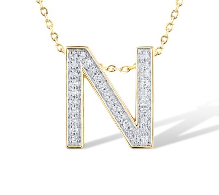 14KYW Pendant Diamond (P319004DIA14KYW)