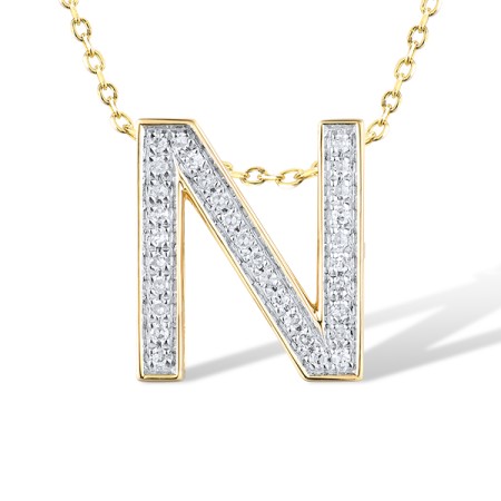 14KYW Pendant Diamond (P319004DIA14KYW)