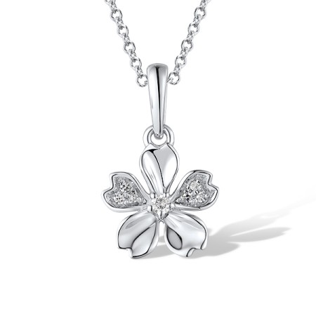 14KW Pendant Diamond without chain (P319006DIA14KW)