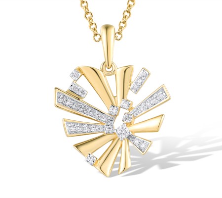 14KYW Pendant Diamond (P319092DIA14KYW)