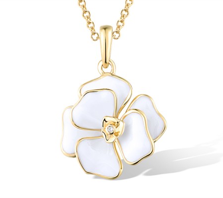 14KY Pendant Diamond,Enamel (P319150ENA14KY)