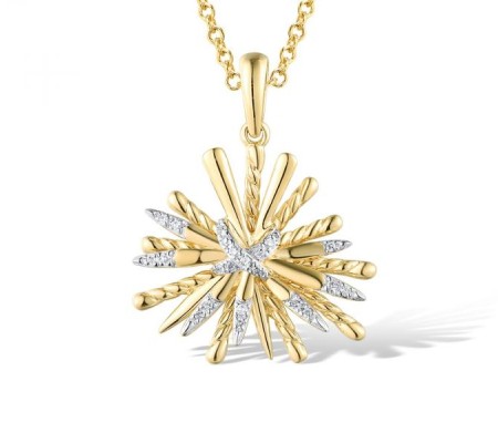 14KYW Pendant Diamond (P319211DIA14KYW)