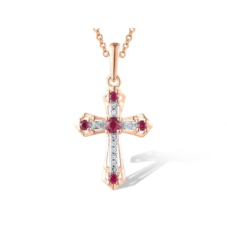 14KRW Pendant Diamond,Ruby (P319279RUY14KRW)
