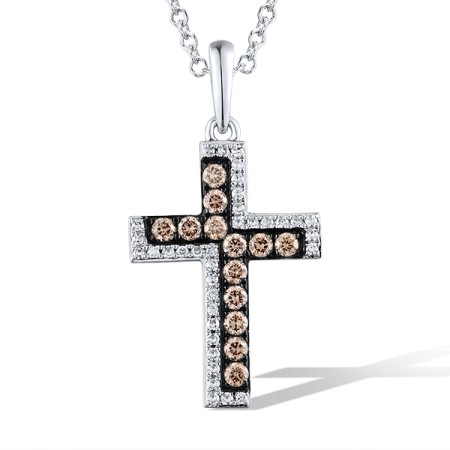 14KWB Pendant Brown Diamond,Diamond (P319289BRW14KWB)