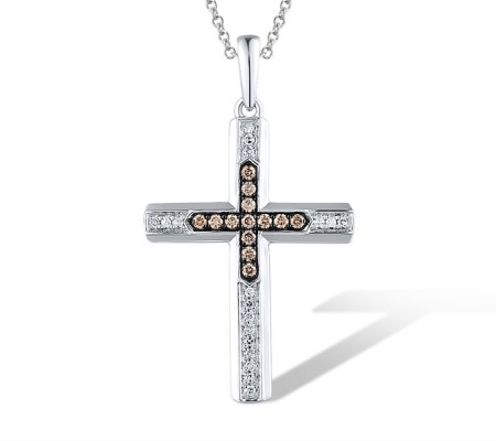 14KWB Pendant Diamond,Brown Diamond (P319291BRW14KWB)
