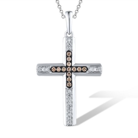 14KWB Pendant Diamond,Brown Diamond (P319291BRW14KWB)