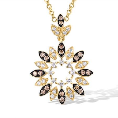 14KYB Pendant Brown Diamond,Diamond without chain (P319303BRW14KYB)