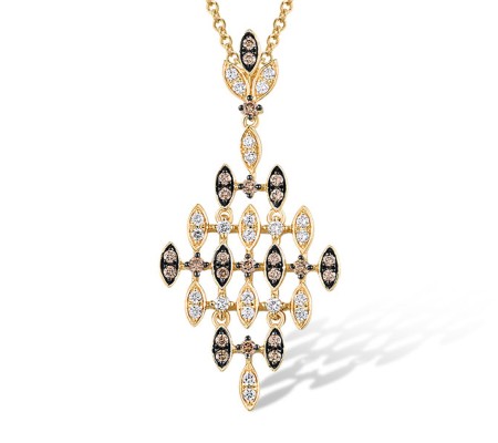 14KYB Pendant Brown Diamond,Diamond without chain (P319305BRW14KYB)