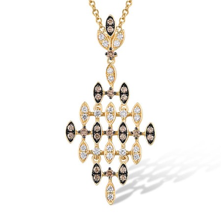 14KYB Pendant Brown Diamond,Diamond without chain (P319305BRW14KYB)