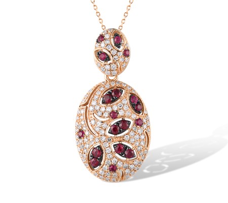 14KRB Pendant Diamond,Ruby (P319316RUY14KRB)