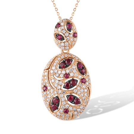 14KRB Pendant Diamond,Ruby (P319316RUY14KRB)