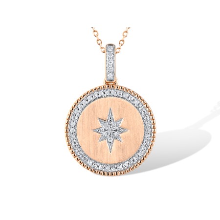 14KRW Pendant Diamond (P319335DIA14KRW)