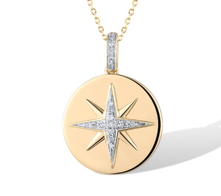 14KYW Pendant Diamond (P319339DIA14KYW)