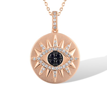 14KRB Pendant Blue Sapphire,Diamond (P319342SAP14KRB)