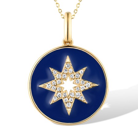 14KY Pendant Diamond,Enamel (P319345ENA14KY)