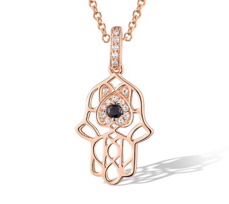 14KRB Pendant Blue Sapphire,Diamond (P319348SAP14KRB)