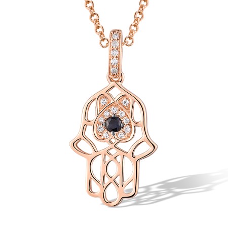 14KRB Pendant Blue Sapphire,Diamond (P319348SAP14KRB)