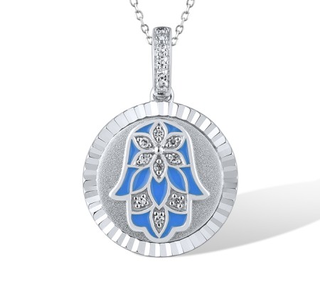 14KW Pendant Diamond,Enamel (P319361ENA14KW)
