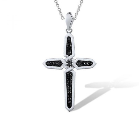 14KWB Pendant Black Diamond (P319380BDI14KWB)