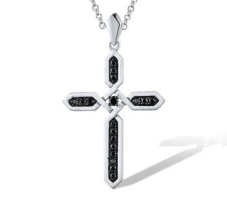 14KWB Pendant Black Diamond (P319381BDI14KWB)