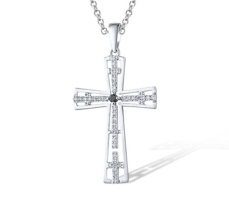 14KW Pendant Black Diamond,Diamond (P319382WBD14KW)