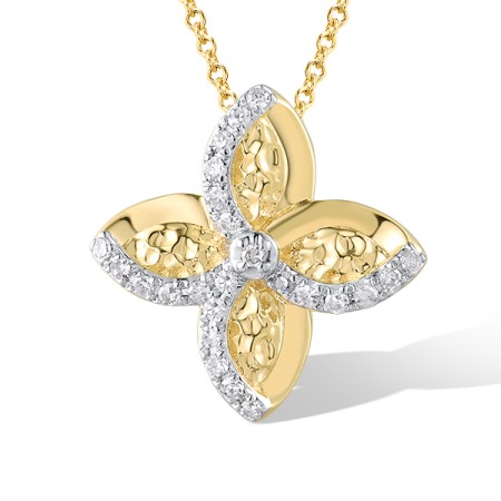 14KYW Pendant Diamond (P319404DIA14KYW)
