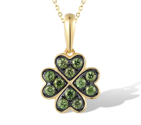 14KYB Pendant Green Garnet (P319406GNG14KYB)