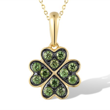 14KYB Pendant Green Garnet (P319406GNG14KYB)