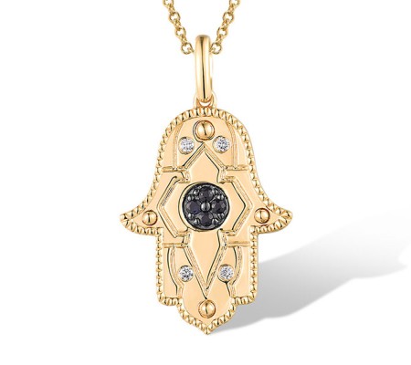 14KYB Pendant Blue Sapphire,Diamond (P319431SAP14KYB)