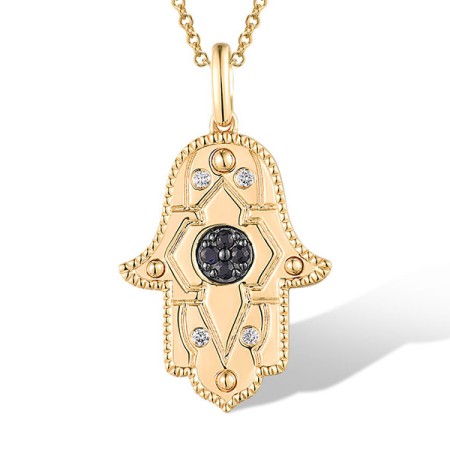 14KYB Pendant Blue Sapphire,Diamond (P319431SAP14KYB)