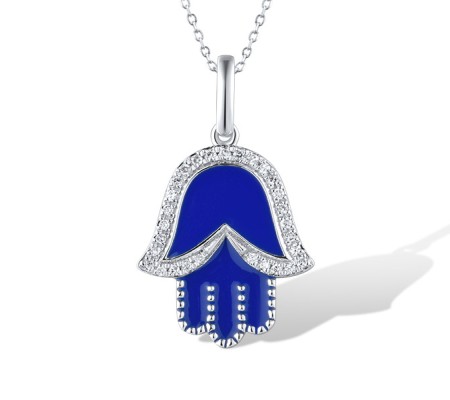 14KW Pendant Diamond,Enamel (P319432ENA14KW)