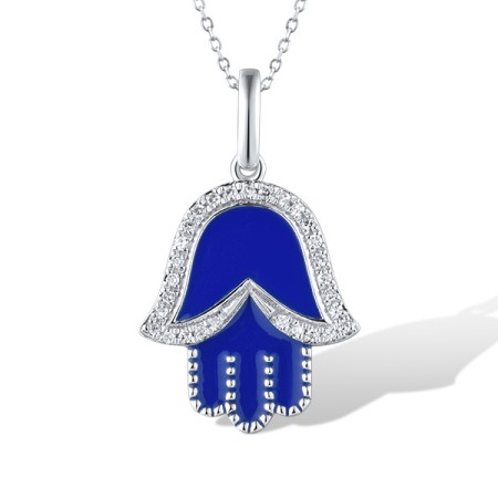 14KW Pendant Diamond,Enamel (P319432ENA14KW)