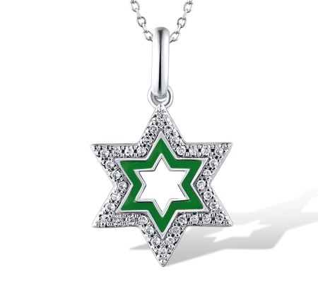 14KW Pendant Diamond,Enamel (P319433ENA14KW)