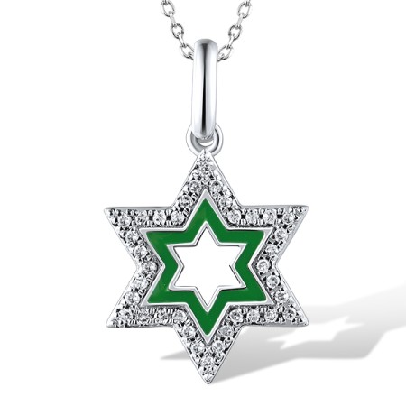 14KW Pendant Diamond,Enamel (P319433ENA14KW)