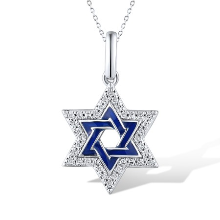 14KW Pendant Diamond,Enamel without chain (P319434ENA14KW)