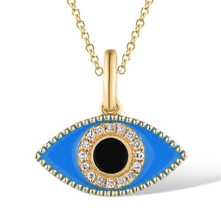 14KY Pendant Diamond,Enamel without chain (P319435ENA14KY)