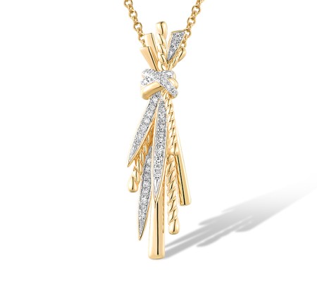 14KYW Pendant Diamond (P319447DIA14KYW)