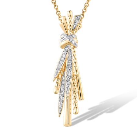 14KYW Pendant Diamond (P319447DIA14KYW)
