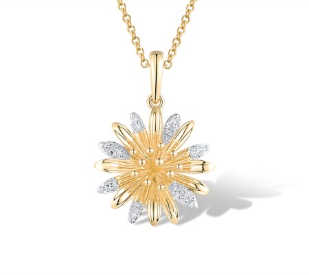 14KYW Pendant Diamond (P319587DIA14KYW)